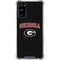 University of Georgia Collegiate Text Galaxy S20 FE Clear Case